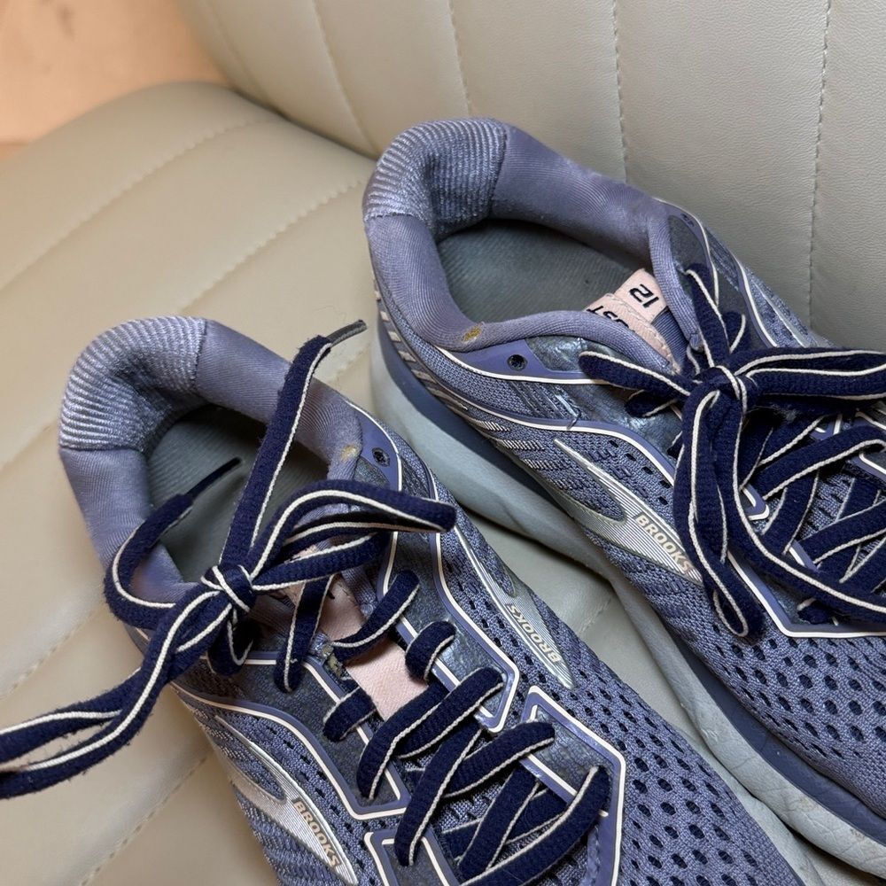 Brooks ghost 12 running shoes size 6 women’s blue purple silver - Picture 4 of 13